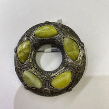 Load image into Gallery viewer, Vintage Celtic Green stone
