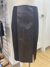 Load image into Gallery viewer, St. John wool leather pencil skirt 6