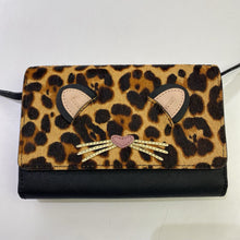 Load image into Gallery viewer, Kate Spade leopard print cat handbag