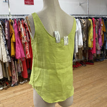 Load image into Gallery viewer, Dana Buchman linen top 8 NWT