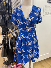 Load image into Gallery viewer, Molly Bracken bird print faux wrap dress M