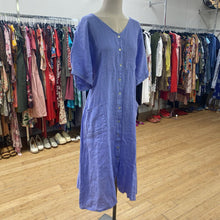 Load image into Gallery viewer, Pistache linen dress M