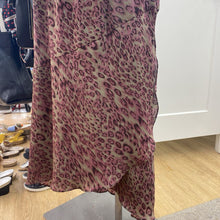 Load image into Gallery viewer, Sharon Young vintage Leopard skirt L