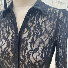 Load image into Gallery viewer, Mexx vintage lace top XS