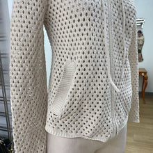 Load image into Gallery viewer, Greige beige open knit sweater S