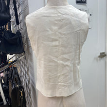 Load image into Gallery viewer, Zara linen blend vest XS