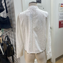 Load image into Gallery viewer, Zara eyelet shirt S
