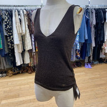 Load image into Gallery viewer, Elisabetta Franchi knit metallic top NWT M