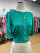 Load image into Gallery viewer, White House Black Market jeweled cardi M