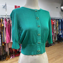 Load image into Gallery viewer, White House Black Market jeweled cardi M