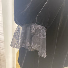 Load image into Gallery viewer, For Love & Lemons velour lace dress S