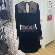 Load image into Gallery viewer, For Love & Lemons velour lace dress S