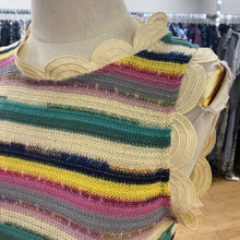 Load image into Gallery viewer, Blue tassel knit top M