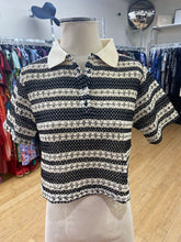 Load image into Gallery viewer, Blue tassel knit top M