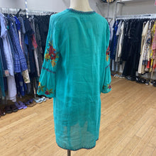 Load image into Gallery viewer, Johnny Was embroidered ramie dress M