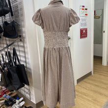 Load image into Gallery viewer, Maeve gingham wide leg jumpsuit L