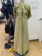 Load image into Gallery viewer, Ruth Boutique Vintage Brocade Dress With Cape XS/S