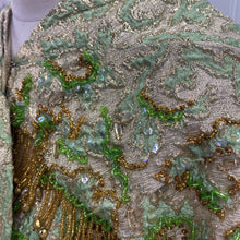 Load image into Gallery viewer, Ruth Boutique Vintage Brocade Dress With Cape XS/S