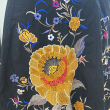 Load image into Gallery viewer, French Connection A-line embroidered skirt 10