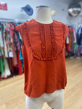 Load image into Gallery viewer, Jennifer Glasgow ruffle detail top S