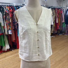 Load image into Gallery viewer, RW&CO linen/blend vest S