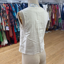 Load image into Gallery viewer, RW&CO linen/blend vest S
