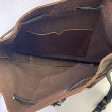 Load image into Gallery viewer, J Crew brown leather bucket bag