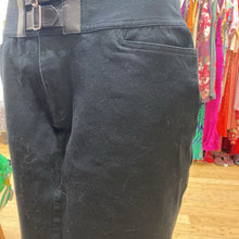 Load image into Gallery viewer, Lauren Ralph Lauren leather buckles denim skirt 10