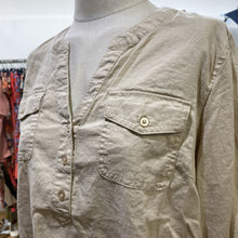 Load image into Gallery viewer, Tahari linen/blend popover L