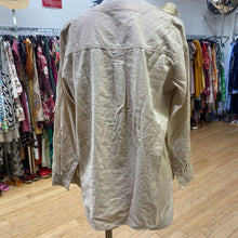 Load image into Gallery viewer, Tahari linen/blend popover L
