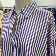 Load image into Gallery viewer, Zara striped button up NWT L