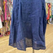 Load image into Gallery viewer, Cut Loose linen dress L