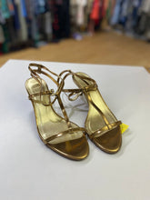 Load image into Gallery viewer, J Crew Greta Metallic sandals NWT 9