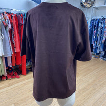 Load image into Gallery viewer, Zara sueded tee NWT L