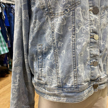 Load image into Gallery viewer, Laura paisley denim jacket 14
