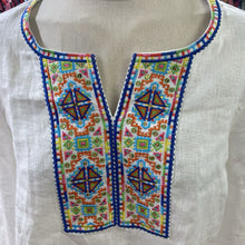 Load image into Gallery viewer, John Mark embroidered linen top S
