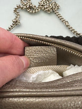 Load image into Gallery viewer, Gucci Metallic Gold Pebbled Calfskin Leather Small Soho Disco Bag