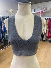 Load image into Gallery viewer, Spiritual Gangster ribbed crop tank M/L