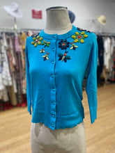 Load image into Gallery viewer, Kate Spade flower stones sweater S