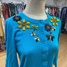 Load image into Gallery viewer, Kate Spade flower stones sweater S