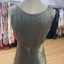 Load image into Gallery viewer, Green Metallic dress with blazer