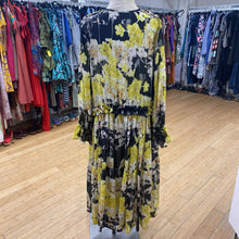Load image into Gallery viewer, Custom made yellow black Silk jumpsuit W/Jacket 10