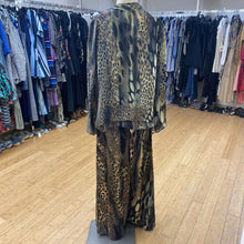 Load image into Gallery viewer, Custom made Animal print Italian silk 3 piece set 10/12