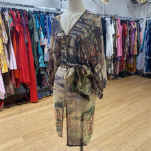 Load image into Gallery viewer, Custom made Animal print Italian silk 3 piece set 10/12