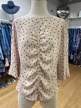 Load image into Gallery viewer, Smythe polka dot top M