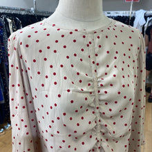 Load image into Gallery viewer, Smythe polka dot top M