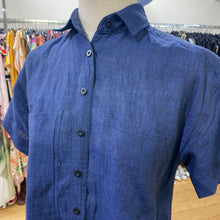 Load image into Gallery viewer, Pomp linen top XXS