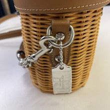 Load image into Gallery viewer, Coach straw handbag