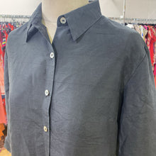 Load image into Gallery viewer, Silkland lined silk shirt dress S