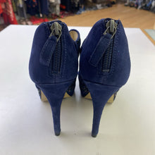 Load image into Gallery viewer, Enzo Angiolini suede/glitter heels 7